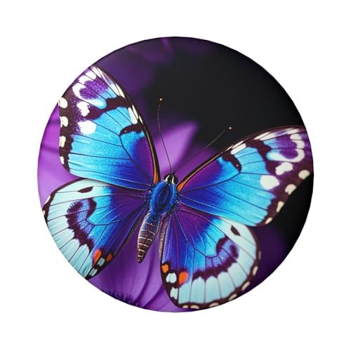 Schmetterlingsknopfnadeln, 6,1 cm, rund, Metall, personalisierbar, für Bastelbedarf, Weihnachten, Party, Projekte, Blau, Lila, 20 Stück Schmetterlingsknopfnadeln, 6,1 cm, rund, Metall, personalisierbar, für Bastelbedarf, Weihnachten, Party, Projekte, Blau, Lila, 20 Stück von STVYUKL