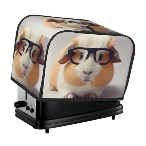 Smiling 2 Slice Toaster-Abdeckungen, gesteppte Brotbackmaschinen-Abdeckung, kleine Geräteabdeckung mit Griff für Zuhause, Tisch, Küche, Dekor von STVYUKL