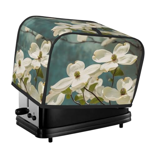 Spring Dogwood Blossoms 2 Scheiben Toaster-Abdeckungen, gesteppte Abdeckung für Brotbackmaschine, kleine Geräteabdeckung mit Griff für Zuhause, Tisch, Küche, Dekor Spring Dogwood Blossoms 2 Scheiben Toaster-Abdeckungen, gesteppte Abdeckung für Brotbackmaschine, kleine Geräteabdeckung mit Griff für Zuhause, Tisch, Küche, Dekor von STVYUKL