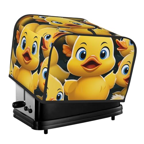 Süße Enten-Tier-Toaster-Abdeckungen, gesteppte Abdeckung für Brotbackmaschine, kleine Geräteabdeckung mit Griff, für Zuhause, Tisch, Küche, Dekoration Süße Enten-Tier-Toaster-Abdeckungen, gesteppte Abdeckung für Brotbackmaschine, kleine Geräteabdeckung mit Griff, für Zuhause, Tisch, Küche, Dekoration von STVYUKL