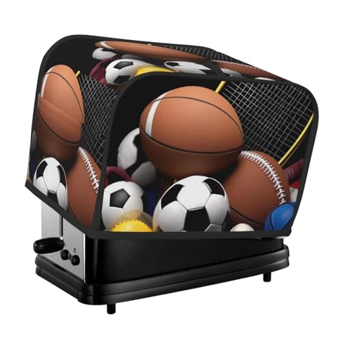 Toaster-Abdeckungen, 2 Scheiben, gesteppt, für kleine Geräte, mit Griff, für Zuhause, Tisch, Küche, Dekoration Toaster-Abdeckungen, 2 Scheiben, gesteppt, für kleine Geräte, mit Griff, für Zuhause, Tisch, Küche, Dekoration von STVYUKL