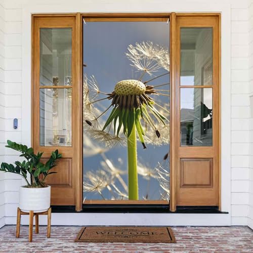 Türabdeckungs-Dekorationen, 80 x 180 cm, Löwenzahn-Tür-Banner, Hintergrund, saisonale Veranda, Türschild, Foto-Hintergrund, Party-Dekoration für Innen- und Außenbereich, Garten, hängende Banner Türabdeckungs-Dekorationen, 80 x 180 cm, Löwenzahn-Tür-Banner, Hintergrund, saisonale Veranda, Türschild, Foto-Hintergrund, Party-Dekoration für Innen- und Außenbereich, Garten, hängende Banner von STVYUKL