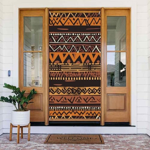 Türabdeckungs-Dekorationen, 80 x 180 cm, afrikanischer Schlammstoff, Tribal-Tür-Banner, Hintergrund, saisonales Veranda-Türschild, Foto-Hintergrund, Party-Dekoration für Innen- und Außenbereich Türabdeckungs-Dekorationen, 80 x 180 cm, afrikanischer Schlammstoff, Tribal-Tür-Banner, Hintergrund, saisonales Veranda-Türschild, Foto-Hintergrund, Party-Dekoration für Innen- und Außenbereich von STVYUKL