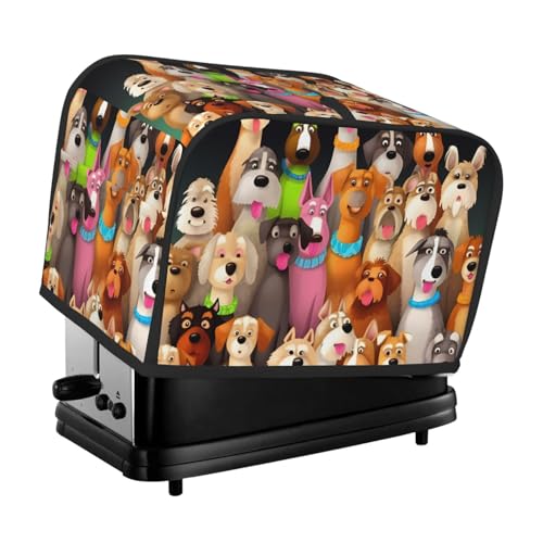Viele süße Hunde 2 Scheiben Toaster Abdeckungen gesteppte Brotbackmaschine Abdeckung kleine Geräte Abdeckung mit Griff für Zuhause Tisch Küche Dekor Viele süße Hunde 2 Scheiben Toaster Abdeckungen gesteppte Brotbackmaschine Abdeckung kleine Geräte Abdeckung mit Griff für Zuhause Tisch Küche Dekor von STVYUKL