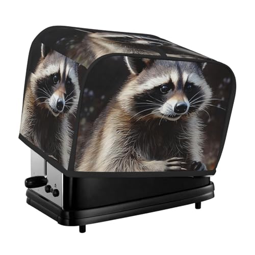 Waschbär-Toaster-Abdeckungen, gesteppt, für kleine Geräte, mit Griff, für Zuhause, Tisch, Küche, Dekoration von STVYUKL