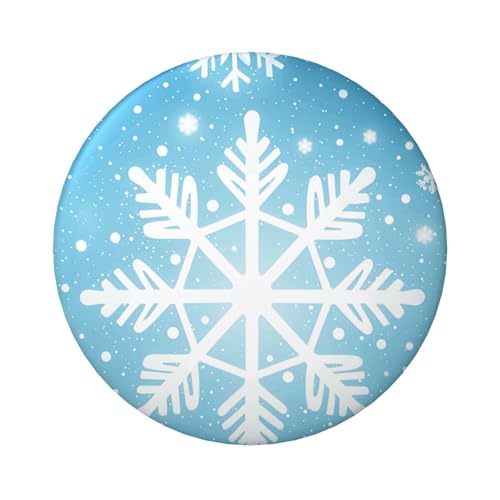 Winter-Schneeflocken-Knopfnadeln, 6,1 cm, rund, Metall, personalisiertes Bild, Foto, Anstecknadel-Set für Bastelbedarf, Weihnachten, DIY-Projekte, 20 Stück Winter-Schneeflocken-Knopfnadeln, 6,1 cm, rund, Metall, personalisiertes Bild, Foto, Anstecknadel-Set für Bastelbedarf, Weihnachten, DIY-Projekte, 20 Stück von STVYUKL