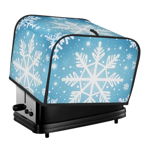 Winter-Schneeflocken-Toaster-Abdeckungen, gesteppte Abdeckung für Brotbackmaschine, kleine Geräteabdeckung mit Griff, für Zuhause, Tisch, Küche, Dekoration Winter-Schneeflocken-Toaster-Abdeckungen, gesteppte Abdeckung für Brotbackmaschine, kleine Geräteabdeckung mit Griff, für Zuhause, Tisch, Küche, Dekoration von STVYUKL