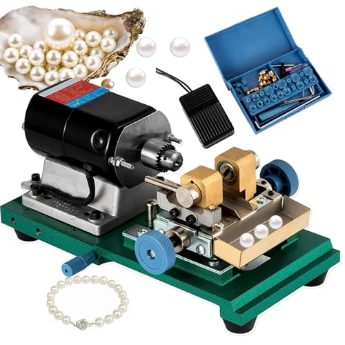 280 W Perlenbohrmaschine, komplettes Set, Perlenbohrmaschine mit einstellbarer Geschwindigkeit, Bohrerhalter in mehreren Größen, Bohrerhalter for Muschelkorallen von STWBHW