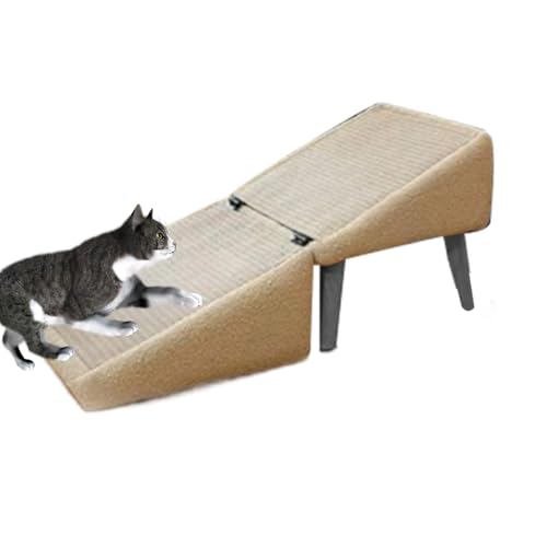 STWBHW Multifunktionale Kätzchentreppe, Geteilte, Faltbare Haustierrampe, 2-stufige Couch-Haustiertreppenrampe, tragbare Hundetreppe for Sofa, for Couchbettauto, Welpenleiter-Fußstützenhocker(Beige) STWBHW Multifunktionale Kätzchentreppe, Geteilte, Faltbare Haustierrampe, 2-stufige Couch-Haustiertreppenrampe, tragbare Hundetreppe for Sofa, for Couchbettauto, Welpenleiter-Fußstützenhocker(Beige) von STWBHW
