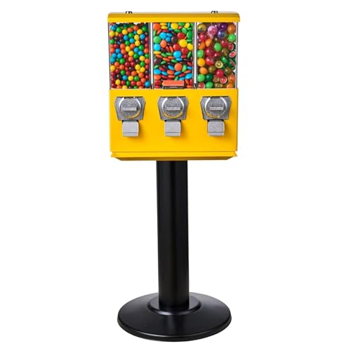 Süßigkeitenautomat, kommerzieller Kaugummi- und Süßigkeitenautomat, 25-Cent-Münzautomat mit Ständer und Schlüsseln, for den Outdoor-Spielladen im Vergnügungspark von STWBHW