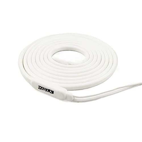 Warmhaltekabel 220 V Abtauheizdraht for Kühlhaus-Kühlhaus-Wasserablass-Abtaugerät 0,5 m bis 10 m, 20 W bis 400 W, 7 x 5 mm, -60 °C bis 200 °C Heizung Langlebig (Size : 1M 40W) von Styire
