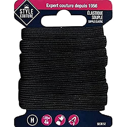 Elastisch, weich, 7,5 mm x 4 m, Kirschrot Elastisch, weich, 7,5 mm x 4 m, Kirschrot von STYLE COUTURE