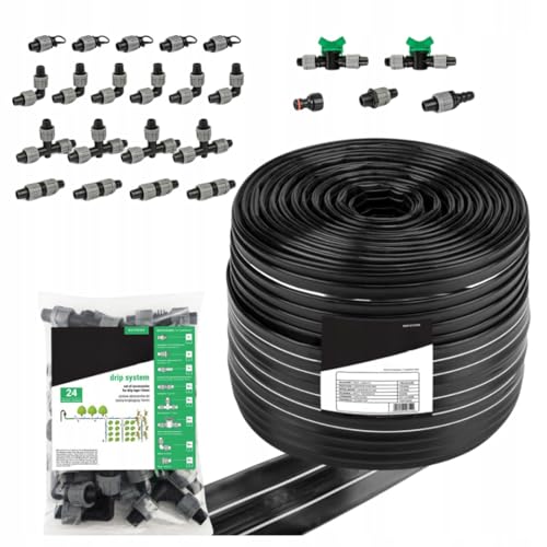 STYLIZER Bewässerungssystem Garten – Tropfschlauch Bewässerung Set 100 m 24 Teile – Tröpfchenbewässerung für Gemüse & Blumen – Tropfbewässerung System Flexibel & Einfach Montierbar STYLIZER Bewässerungssystem Garten – Tropfschlauch Bewässerung Set 100 m 24 Teile – Tröpfchenbewässerung für Gemüse & Blumen – Tropfbewässerung System Flexibel & Einfach Montierbar von STYLIZER