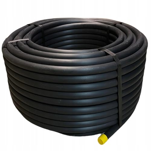 STYLIZER - PE-Rohr 16 mm 50 m - Erdschlauch Wasser robust - PE-Wasserleitung UV-beständig - Bewässerungsrohr mit Betriebsdruck von 4 bar - Schlauch für Bewässerungssysteme mit Wandstärke 1,2 mm von STYLIZER