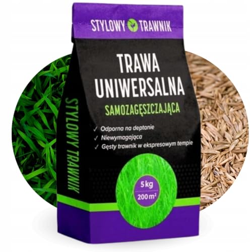STYLIZER Rasensamen Schnellkeimend Frühjahr 5 kg - Grassamen für bis zu 200 m² - Pilz- und Schädlingsresistente Rasensaat - Selbstverdichtender und Robust Rasen Samen von STYLIZER