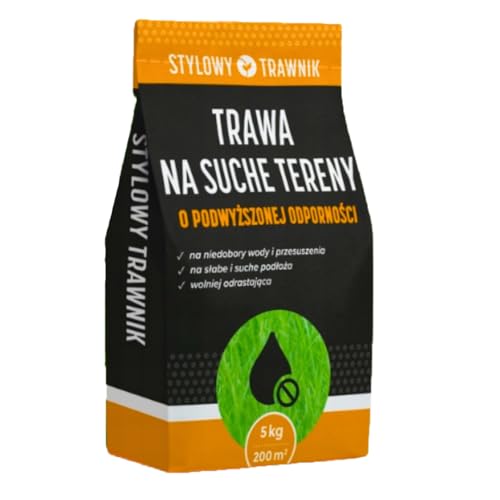 STYLIZER Rasensamen Schnellkeimend Frühjahr 5 kg - Robust Grassamen Trockenresistent Sonnig für bis zu 200 m² - Turbo Rasensaat Winterhart - Schnellwachsender und Dürreresistenter Rasen Samen von STYLIZER