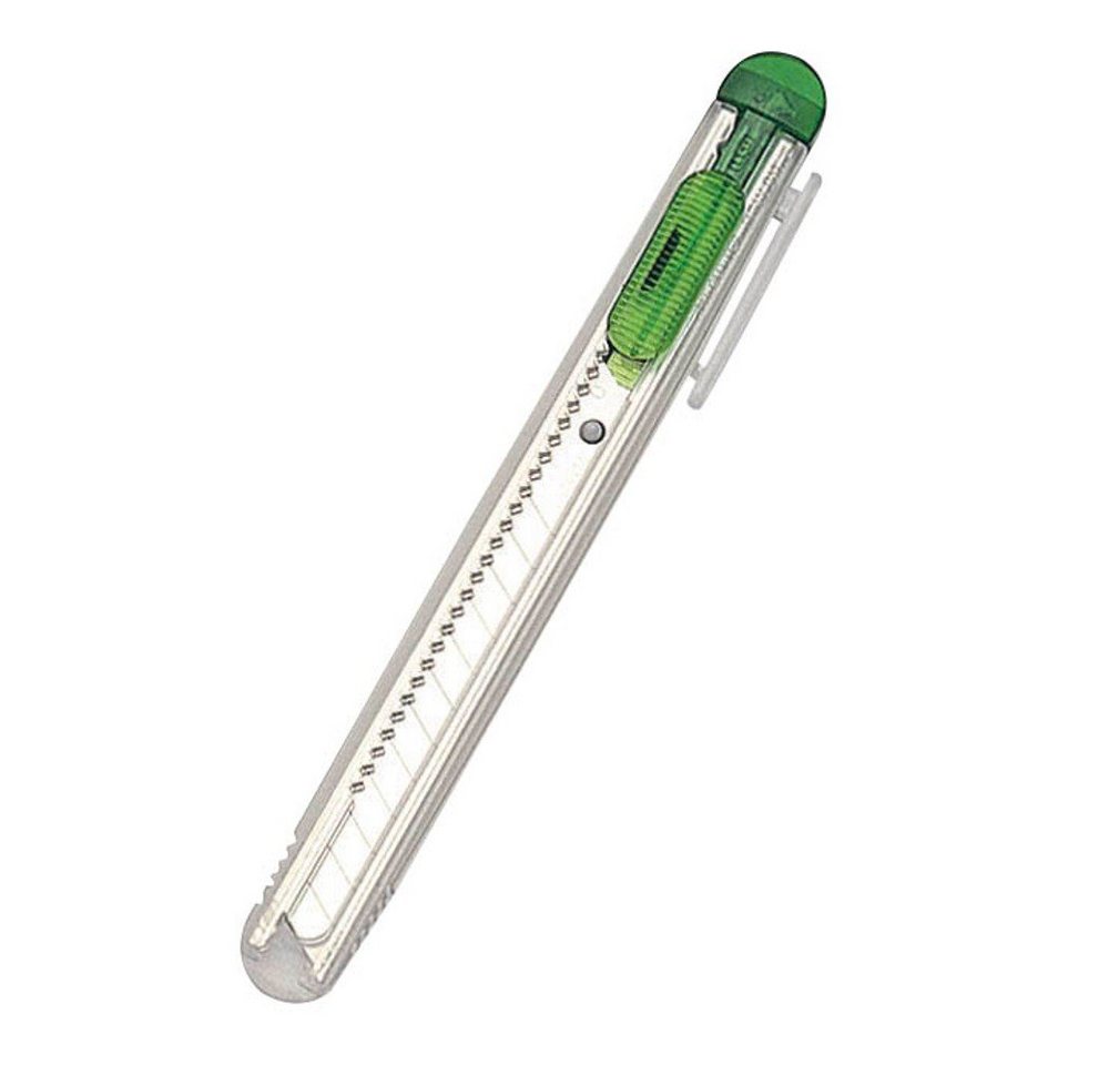 STYRO Messerklinge 1 Cuttermesser NT-Cutter iA-120P 9 mm - grün-transparent (1-St) STYRO Messerklinge 1 Cuttermesser NT-Cutter iA-120P 9 mm - grün-transparent (1-St) von STYRO