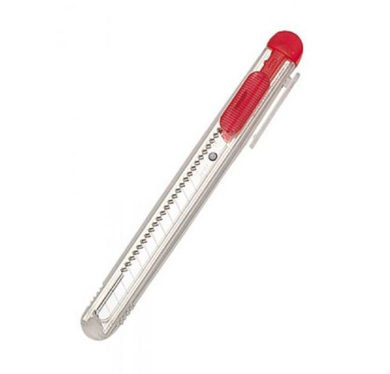 STYRO Messerklinge 1 Cuttermesser NT-Cutter iA-120P 9 mm - rot-transparent (1-St) von STYRO