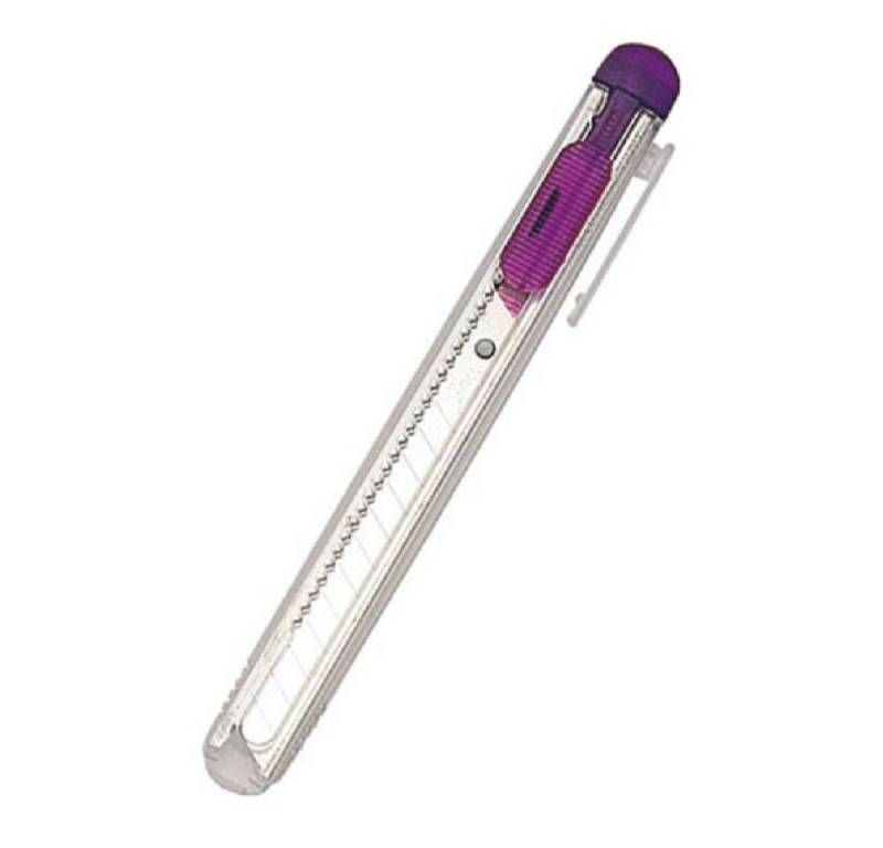STYRO Messerklinge 1 Cuttermesser NT-Cutter iA-120P 9 mm - violett-transparent (1-St) von STYRO