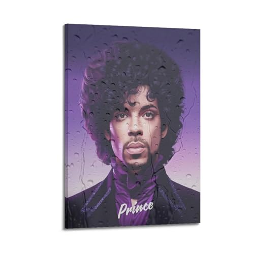 Prince Poster, Rapper-Musik, signiert, limitierte Poster, Albumcover, Poster, Leinwand, Wandkunst, Raum, ästhetische Poster, Musik, Klassenzimmer, Schlafzimmer, Wanddekoration, Kunst, 50 x 75 cm, von STYTAD