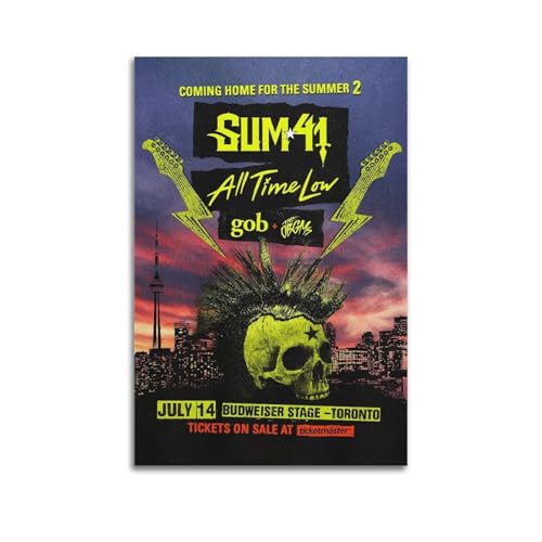 SUM 41 Druck Albumcover signiert limitiertes Poster, Musikcover-Poster, Pop-Hip-Hop-Rap-Sänger-Star, Musikposter, ästhetische Leinwand, Wandkunst für Mädchen und Jungen, Teenager, Wohnheim-Dekoration, SUM 41 Druck Albumcover signiert limitiertes Poster, Musikcover-Poster, Pop-Hip-Hop-Rap-Sänger-Star, Musikposter, ästhetische Leinwand, Wandkunst für Mädchen und Jungen, Teenager, Wohnheim-Dekoration, von STYTAD