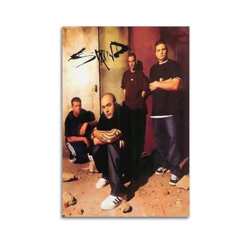 Staind Print Album Cover signiert limitierte Musik Cover Pop Hip Hop Rap-Sänger Star Musik Poster Ästhetische Leinwand Wandkunst für Wohnheim Dekor von STYTAD