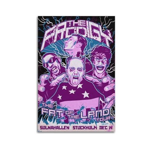 The Prodigy Poster, Rapper-Musik, signiert, limitierte Poster, Albumcover, Poster, Leinwand, Wandkunst, Raum, ästhetische Poster, Musik, Klassenzimmer, Schlafzimmer, Wanddekoration, Kunst, 40 x 60 cm, von STYTAD