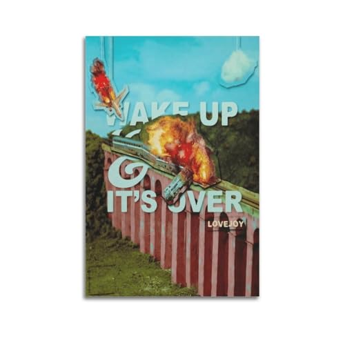 Vintage-Poster, Motiv: Lovejoy Wake Up It's OverMusic, Album, Poster, dekorative Malerei, Leinwand, Wandposter, Bandposter und Kunstbild, moderner Familienschlafzimmer-Dekor, ästhetische Poster, 20,3 von STYTAD