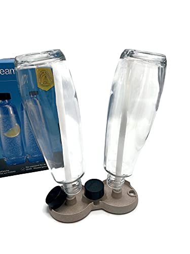 STYYL Abtropfhalter passend für z.B. für Sodastream Duo Flaschen Flaschenhalter Abtropfständer Abtropfgestell (1 Halter) von STYYL