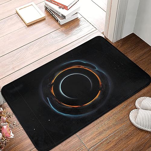 STejar Mysterious Cosmic Fußmatte mit schwarzen Löchern, rutschfeste Gummi-Rückseite, saugfähig und schmutzabweisend, Fußmatte, Eingangstür, Innenfußmatte, 40 x 60 cm von STejar