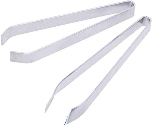 2 Fischgräten-Pinzetten, die zum Herausziehen der Nadelknochen und Stahlkopffilets von Lachs und Forellen verwendet werden und ohne Knochen zu kochen 2 Fischgräten-Pinzetten, die zum Herausziehen der Nadelknochen und Stahlkopffilets von Lachs und Forellen verwendet werden und ohne Knochen zu kochen von STmea