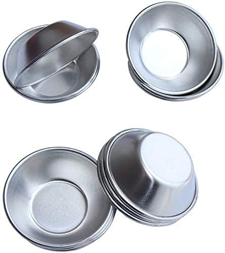 STmea 50 Stück Eiertörtchenformen Mini Tiny Pie Muffin Cupcake Pfannen Blech Ei Tartform Backformen Schokoladenformen Backwerkzeug Backförmchen von STmea