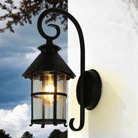 Außen Wandlampe Schwarz regenfest Rustikal TOURNAI Außen Wandlampe Schwarz regenfest Rustikal TOURNAI von SU-MA