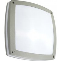 Außenlampe MOLEN in Silber blendarm 2x E27 IP44 von SU-MA