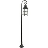 Außenlampe Schwarz 166 cm Glas Metall Rustikal elegant von SU-MA