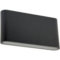 LED Außenleuchte flach Schwarz IP54 Up Down 3000K LED Außenleuchte flach Schwarz IP54 Up Down 3000K von SU-MA