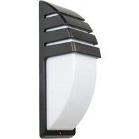 Schwarze Wandleuchte IP54 H:35 cm blendarm FALOMA von SU-MA