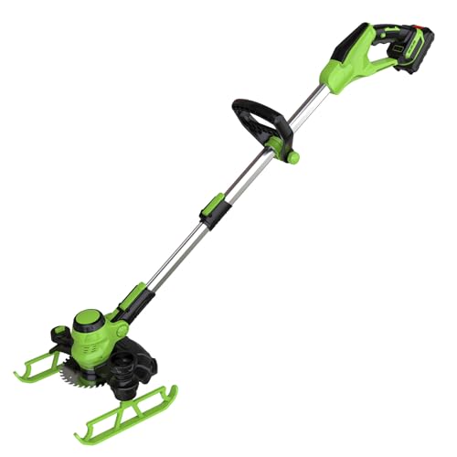 Akku Rasentrimmer mit Akku Akku Freischneider Elektro Rasentrimmer mit 2 Akku & Ladegerät, Multitool Rasentrimmer mit Messer Akku Rasentrimmer mit Akku Akku Freischneider Elektro Rasentrimmer mit 2 Akku & Ladegerät, Multitool Rasentrimmer mit Messer von SUAIIOLK