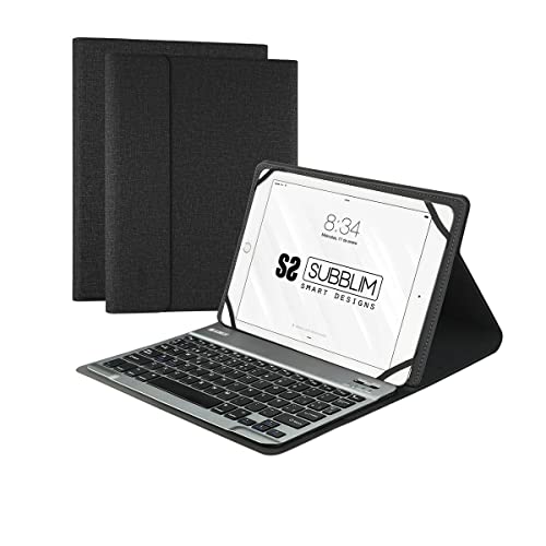 SUBBLIM FUNDA Con TECLADO KEYTAB PRO Bluetooth Black para Tablet DE 10.1'/25.65CM BATERÍA 420MAH -Compatible Windows/Android/IOS SUBBLIM FUNDA Con TECLADO KEYTAB PRO Bluetooth Black para Tablet DE 10.1'/25.65CM BATERÍA 420MAH -Compatible Windows/Android/IOS von SUBBLIM