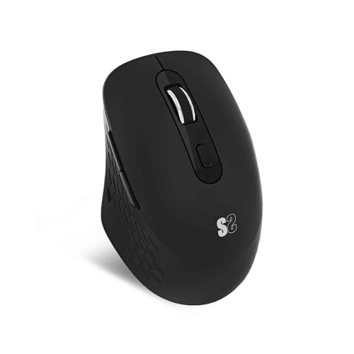 SUBBLIM Curve Ergo Dual Mouse Battery Black von SUBBLIM