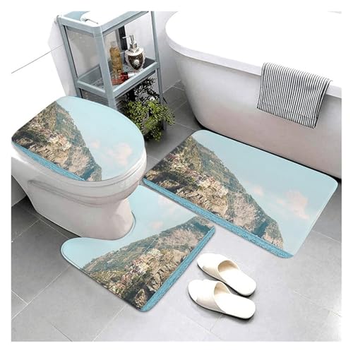 SUBLXPoten Badezimmerteppich Set Kitchen Bath Bathroom Rug Shower Decorative Entrance Door Bedroom Balcony Room(Color10) von SUBLXPoten
