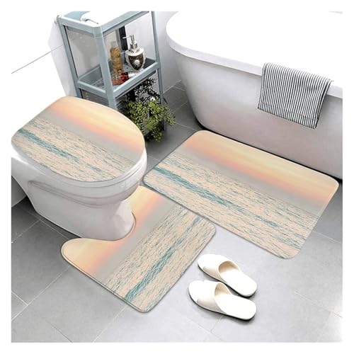 SUBLXPoten Badezimmerteppich Set Kitchen Bath Bathroom Rug Shower Decorative Entrance Door Bedroom Balcony Room(Color5) von SUBLXPoten