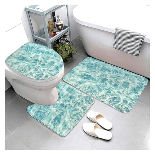 SUBLXPoten Badezimmerteppich Set Kitchen Bath Bathroom Rug Shower Decorative Entrance Door Bedroom Balcony Room(Color7) von SUBLXPoten