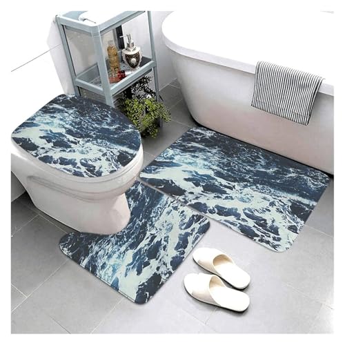 SUBLXPoten Badezimmerteppich Set Kitchen Bath Bathroom Rug Shower Decorative Entrance Door Bedroom Balcony Room(Color8) von SUBLXPoten