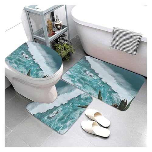 SUBLXPoten Badezimmerteppich Set Kitchen Bath Bathroom Rug Shower Decorative Entrance Door Bedroom Balcony Room(Color9) von SUBLXPoten
