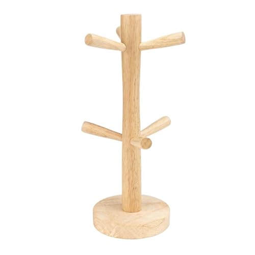 SUBLXPoten Becherhalter Baum 1PC Becherhalter Display Rack Drinkware Hängeregal Baumform Holz Kaffee Teetasse Lagerung Halter Stehen(Type 1) von SUBLXPoten