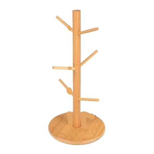 SUBLXPoten Becherhalter Baum 1PC Becherhalter Display Rack Drinkware Hängeregal Baumform Holz Kaffee Teetasse Lagerung Halter Stehen(Type 2) von SUBLXPoten