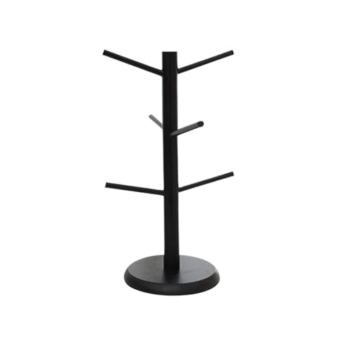 SUBLXPoten Becherhalter Baum Tassenbaum mit dickem Boden, platzsparender Getränkehalter 6 Haken, Ständer for Kaffeetassen auf der Arbeitsplatte(Color 1) von SUBLXPoten