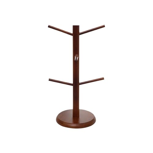 SUBLXPoten Becherhalter Baum Tassenbaum mit dickem Boden, platzsparender Getränkehalter 6 Haken, Ständer for Kaffeetassen auf der Arbeitsplatte(Color 2) von SUBLXPoten