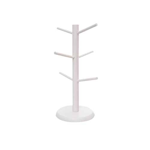 SUBLXPoten Becherhalter Baum Tassenbaum mit dickem Boden, platzsparender Getränkehalter 6 Haken, Ständer for Kaffeetassen auf der Arbeitsplatte(Color 3) von SUBLXPoten